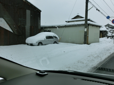 大雪でした