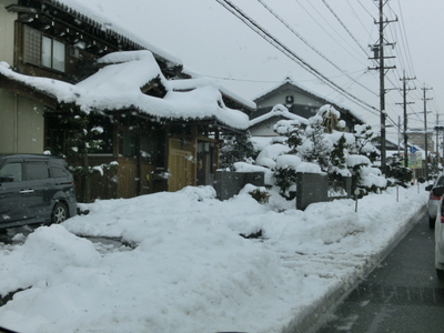 大雪でした