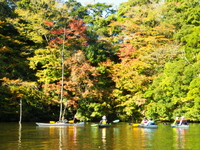 紅葉ツーリング 亀山湖♪
