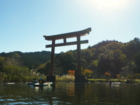 紅葉ツーリング 亀山湖♪
