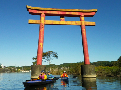 紅葉ツーリング 亀山湖♪