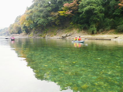 2014 鮭の遡上！ のんびり川下り♪