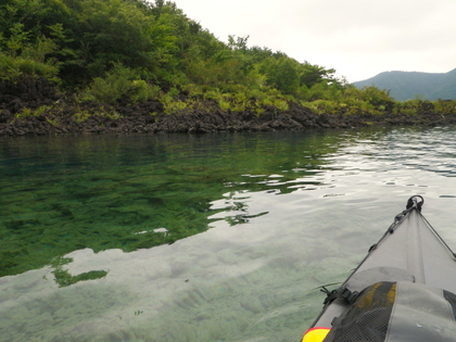 本栖湖でユラユラ♪