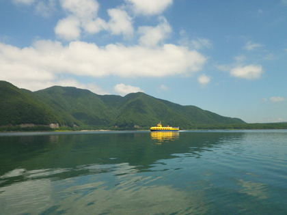 本栖湖でユラユラ♪