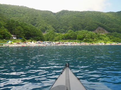 本栖湖でユラユラ♪