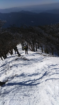 登り初めは「霧氷バス」で高見山　～後編～