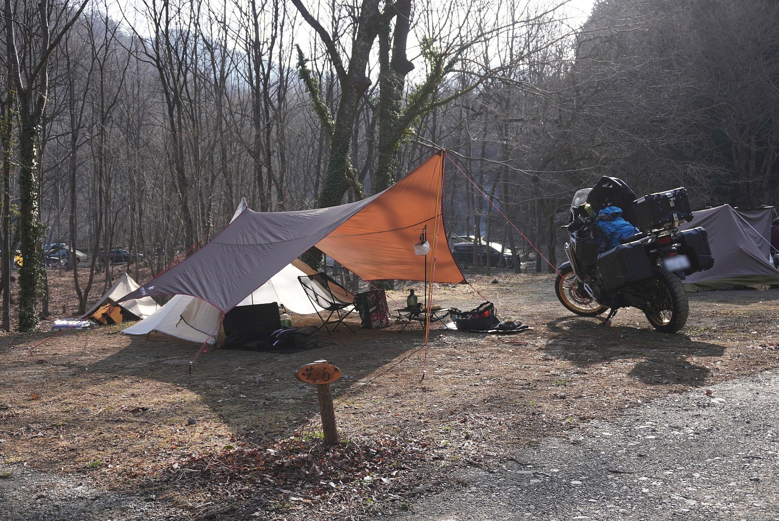 奥武蔵秩父ベストハイク６３分の３地点を巡るキャンプツーリング〈秩父定峰清流キャンプ場〉