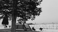 平成最後の残雪野営を楽しむ！　追分ファミリーパークキャンプ場  monochrome ver 2020/01/12 09:48:41
