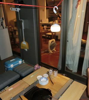 IGTでベランダBBQ