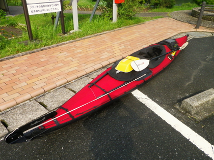 亀山湖で艇のチェック♪