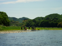 のんびり 那珂川で水遊びｗ