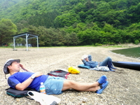 本栖湖でのんびり♪