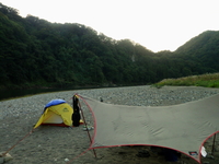 那珂川で のんびりキャンプ ♪