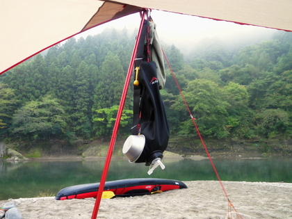 那珂川で のんびりキャンプ ♪