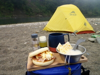 那珂川で のんびりキャンプ ♪