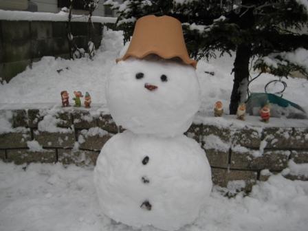 雪だるまの季節が到来！