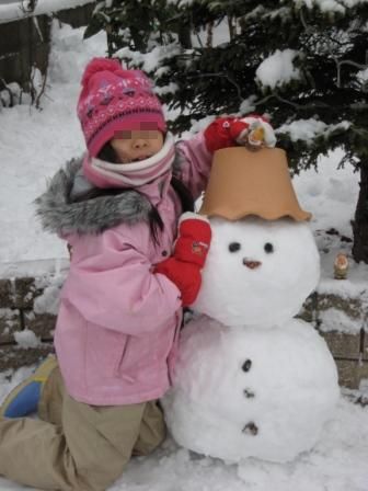 雪だるまの季節が到来！