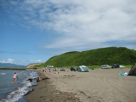 穏やかな海と環境。そして北海道の短い夏を満喫！