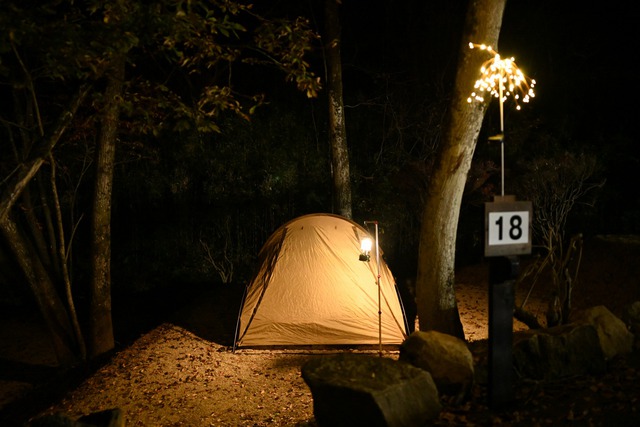 初の高規格キャンプ場