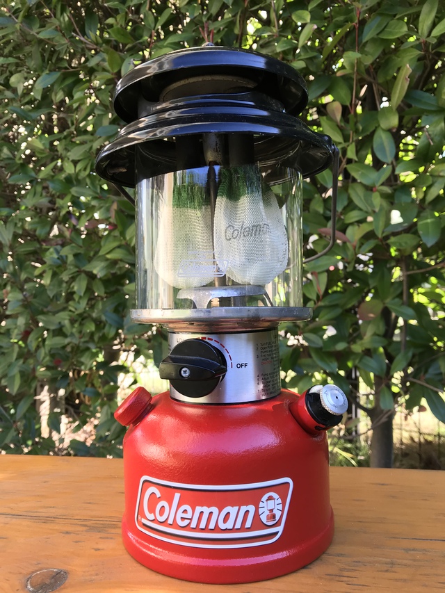 コールマン ツーマントルランタン塗装