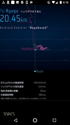往路到着！