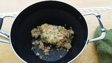 簡単らくらくキャンプチャーハン