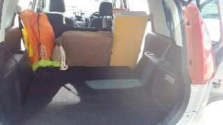 車に道具を積み込む奥義 その１