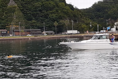 恒例の海難救助訓練