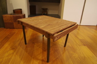 DIY　ロールトップテーブル作成