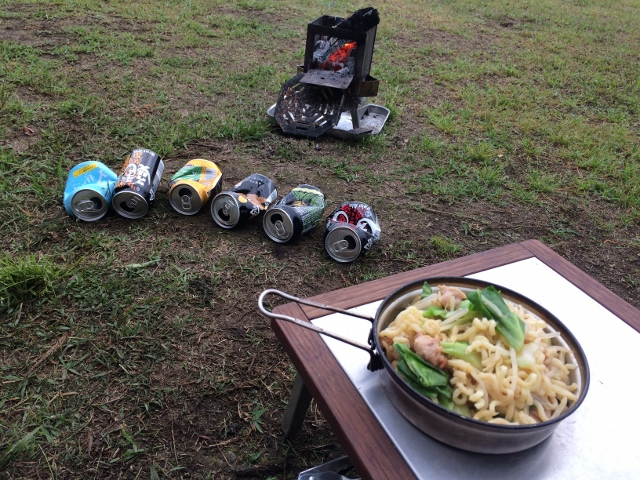 城の湯キャンプ場へ