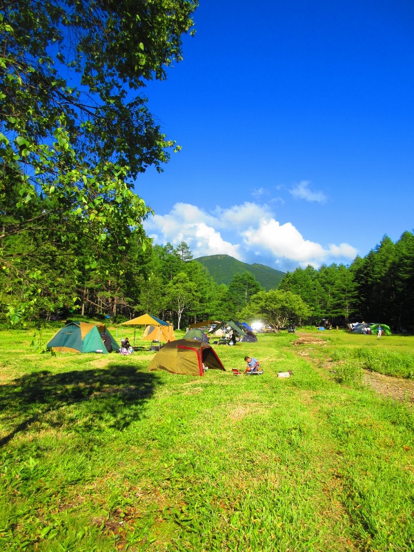 湯の丸キャンプ場へ