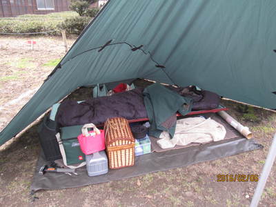 ようやくの本年初キャンプ、in CAZU CAMP
