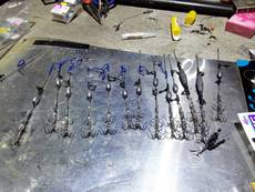 アオリイカの仕掛け作り