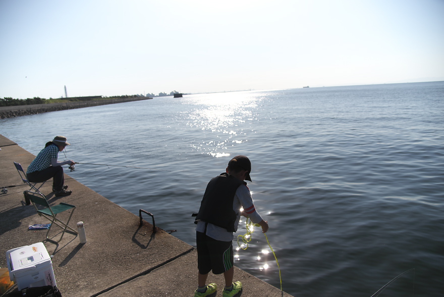 秋の釣り