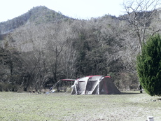 古法華自然公園でキャンプ
