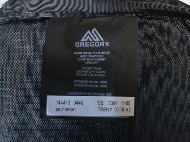 GREGORY 08J*09551 CLASSIC/TEENY TOTE