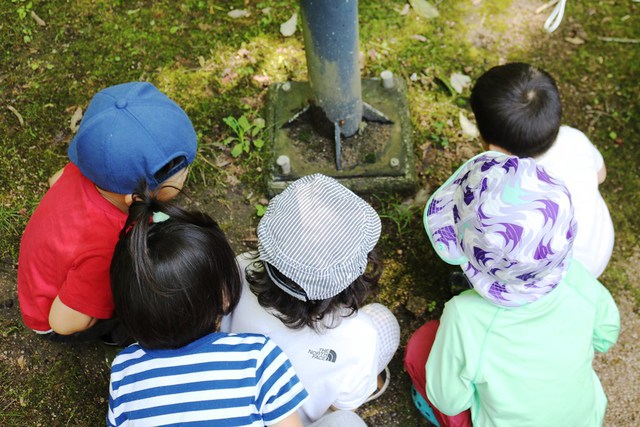 雨キャンでの子供イベント