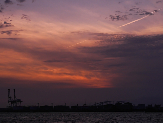 天保山の夕焼け