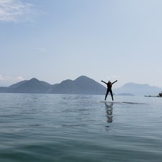 洞爺湖の湖上でイリュージョン♪ 2018/07/14 13:24:30