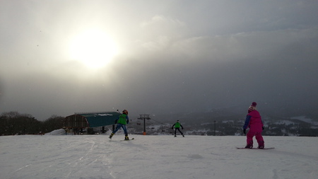 2015年1月10日 ひるがの高原スキー場。