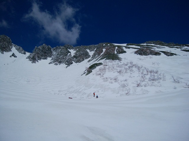 雪の木曽駒ヶ岳