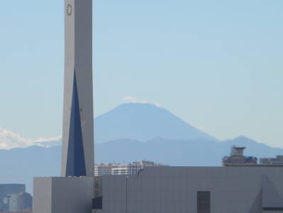 台風一過富士山