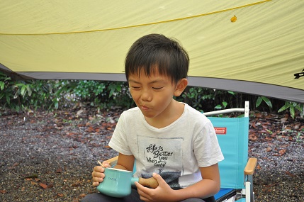 ８月最後のキャンプ　　　in有野実苑オートキャンプ場