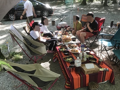 キャンプラビットで夏のグルキャンの巻　　　その2