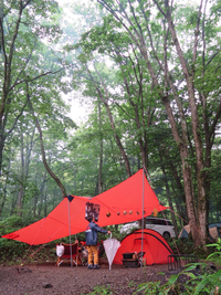 4泊5日の雨キャンプ