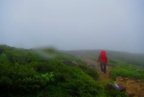 北アルプスを歩こう♪　三俣山荘～双六小屋♪