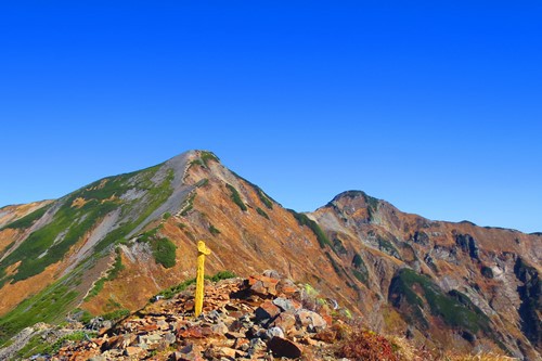 待ちに待った秋晴れ♪　～ 鹿島槍と爺ヶ岳③ ～