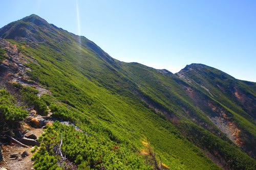 待ちに待った秋晴れ♪　～ 鹿島槍と爺ヶ岳③ ～