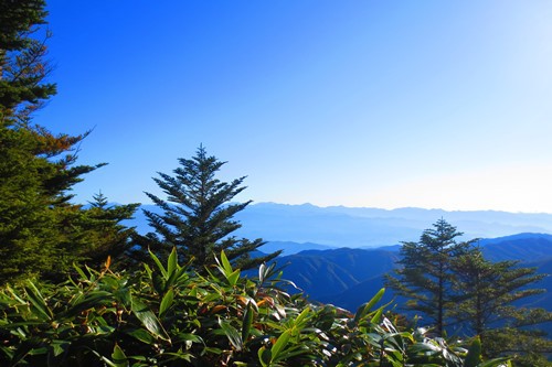初めての中央アルプス♪　秋晴れの恵那山♪