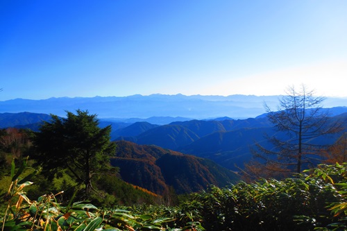 初めての中央アルプス♪　秋晴れの恵那山♪